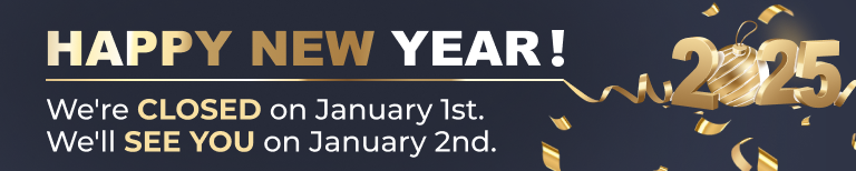 We're closed on January 1st. We'll see you on January 2nd | Honest 1 Auto Care Spotsylvania